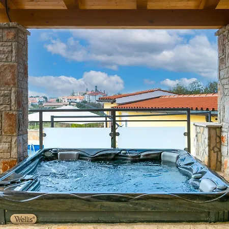Kalista Istriana For 10 People With Private Pool & Sea View Villa Gajana